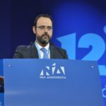 Ο Κωνσταντίνος Μαραβέγιας στο βήμα του συνεδρίου
