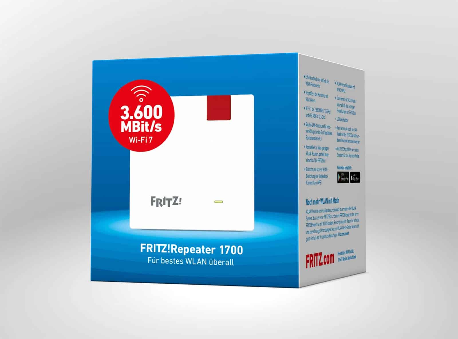 FRITZ!Repeater 1700: Wi-Fi 7 Mesh repeater από τους καλύτερους
