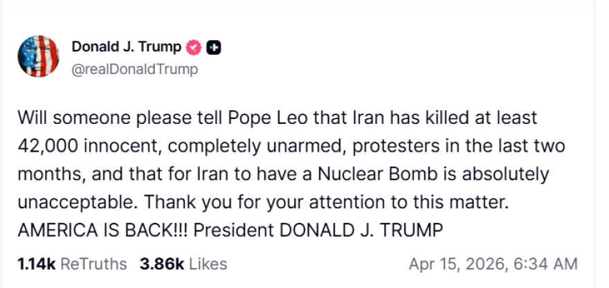 «Σχίσμα» Μελόνι -Τραμπ με φόντο το Βατικανό: Η ήττα Όρμπαν, το Ιράν και το χαμένο δημοψήφισμα