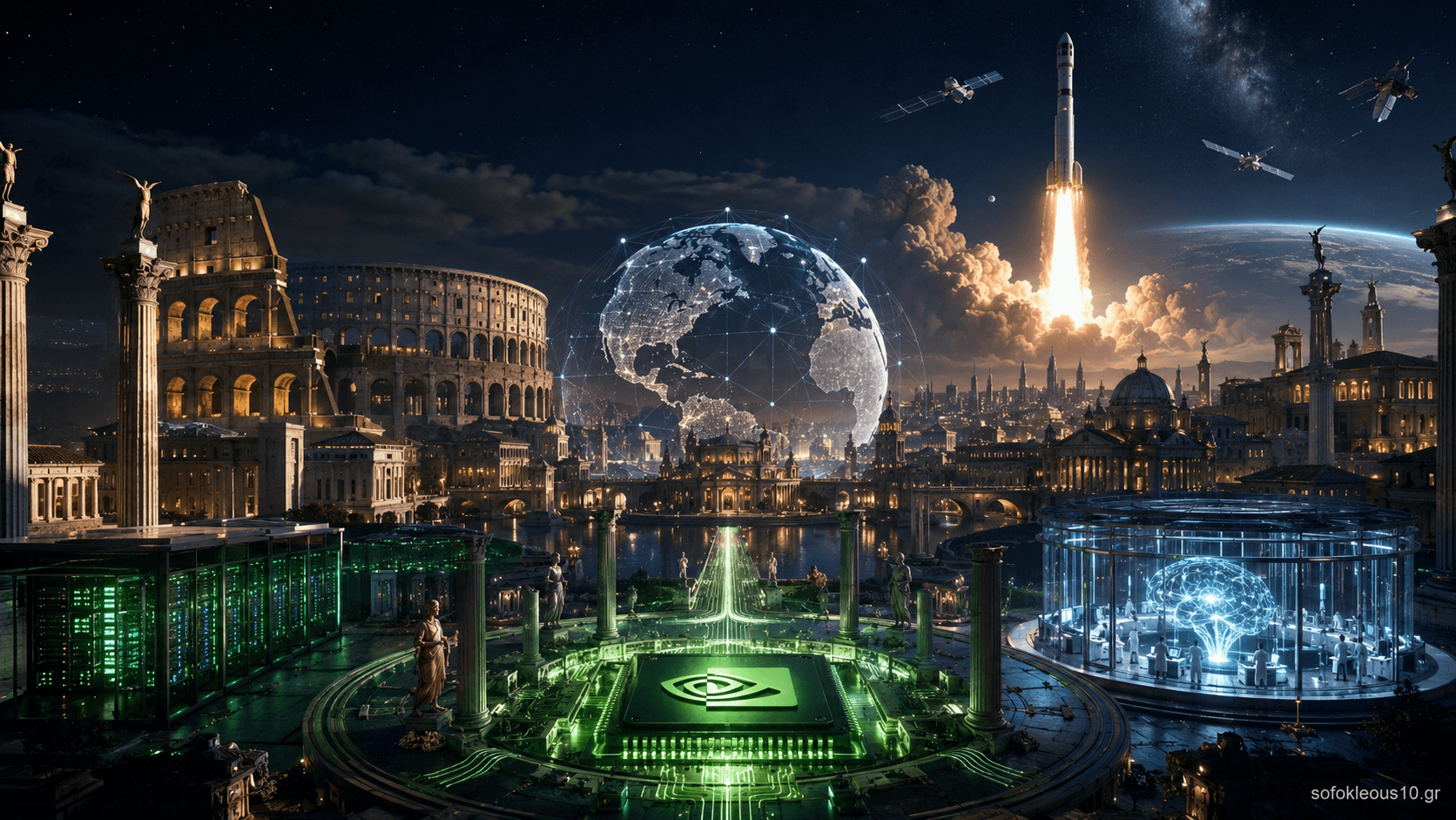 Η Ρώμη του 21ου αιώνα: Πώς η Nvidia, η Anthropic και η SpaceX γράφουν το μέλλον του πλανήτη