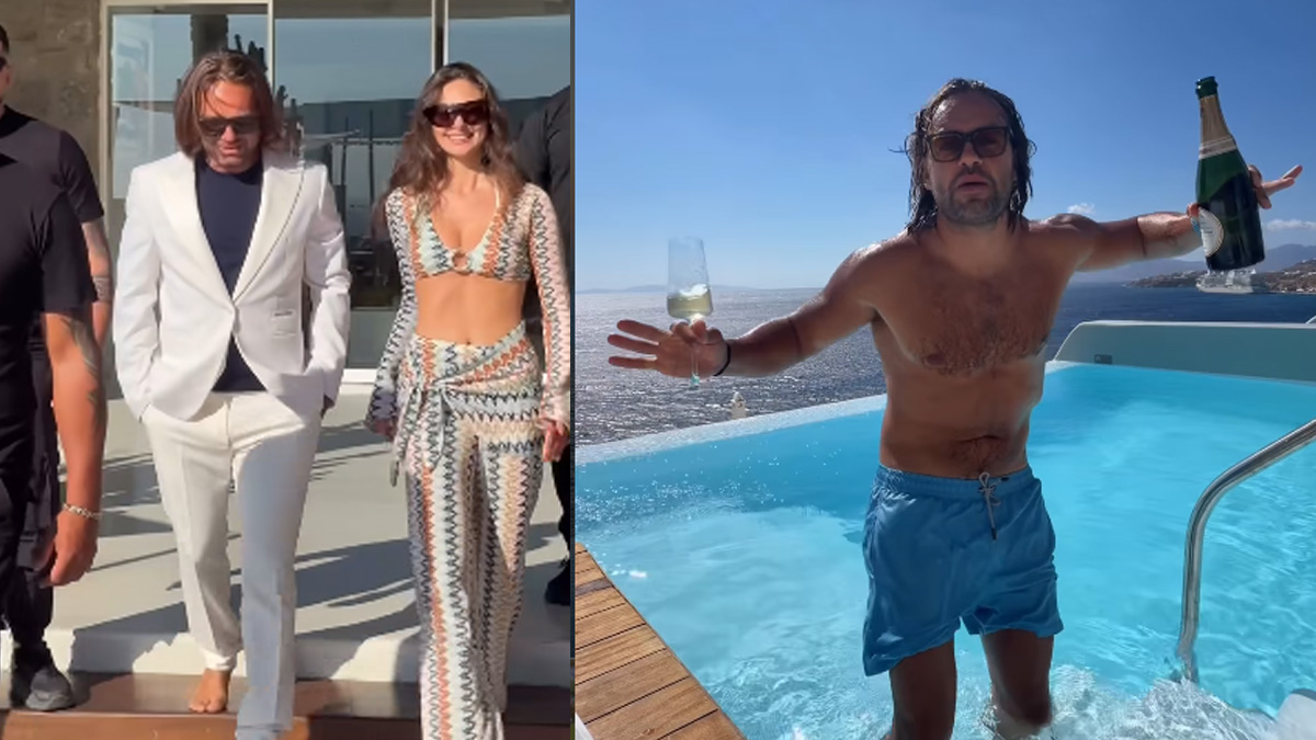 Χλιδάτες διακοπές στη Μύκονο για τον Ρώσο influencer