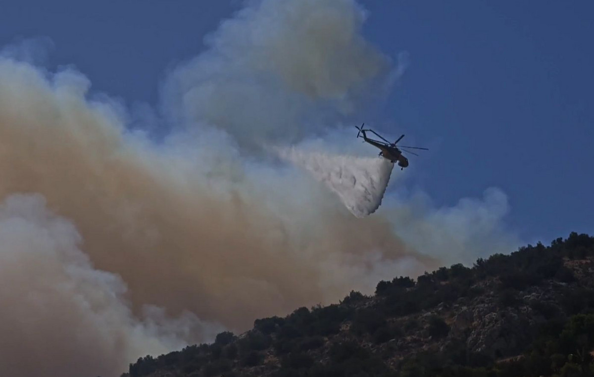 Χωρίς ενεργό μέτωπο η φωτιά που ξέσπασε σε χαμηλή βλάστηση στη Σίνδο Θεσσαλονίκης