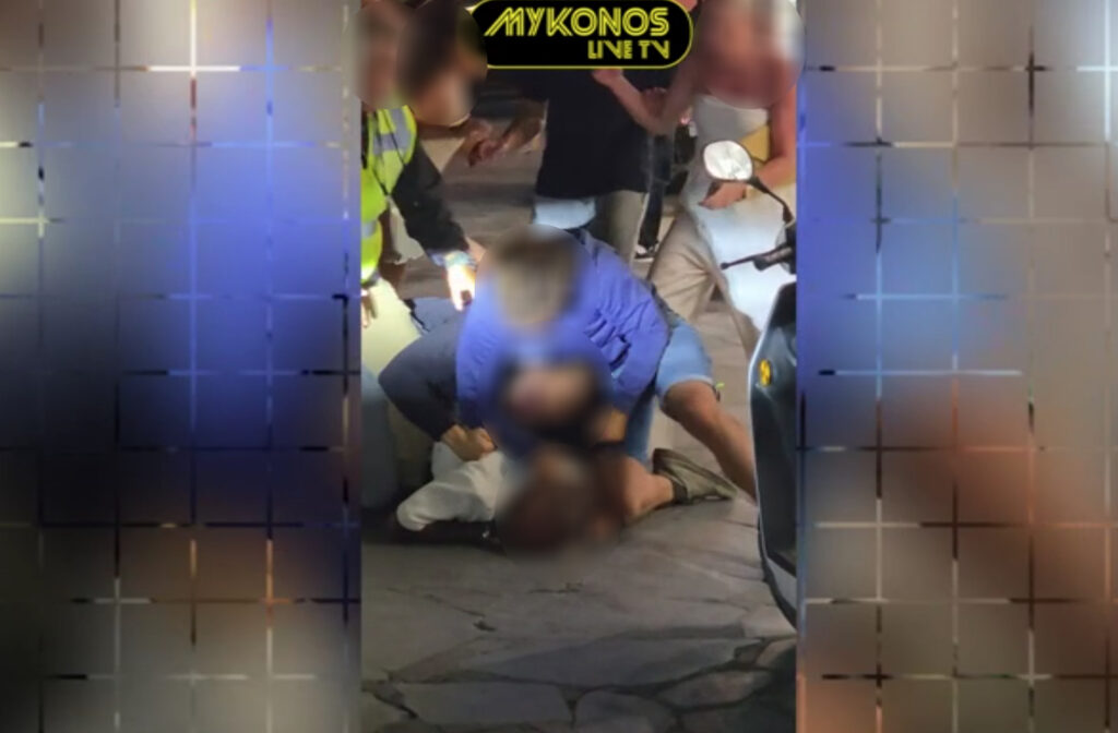 Μύκονο: Αγριο ξύλο με τουρίστα που κλώτσησε γάτα – ΒΙΝΤΕΟ