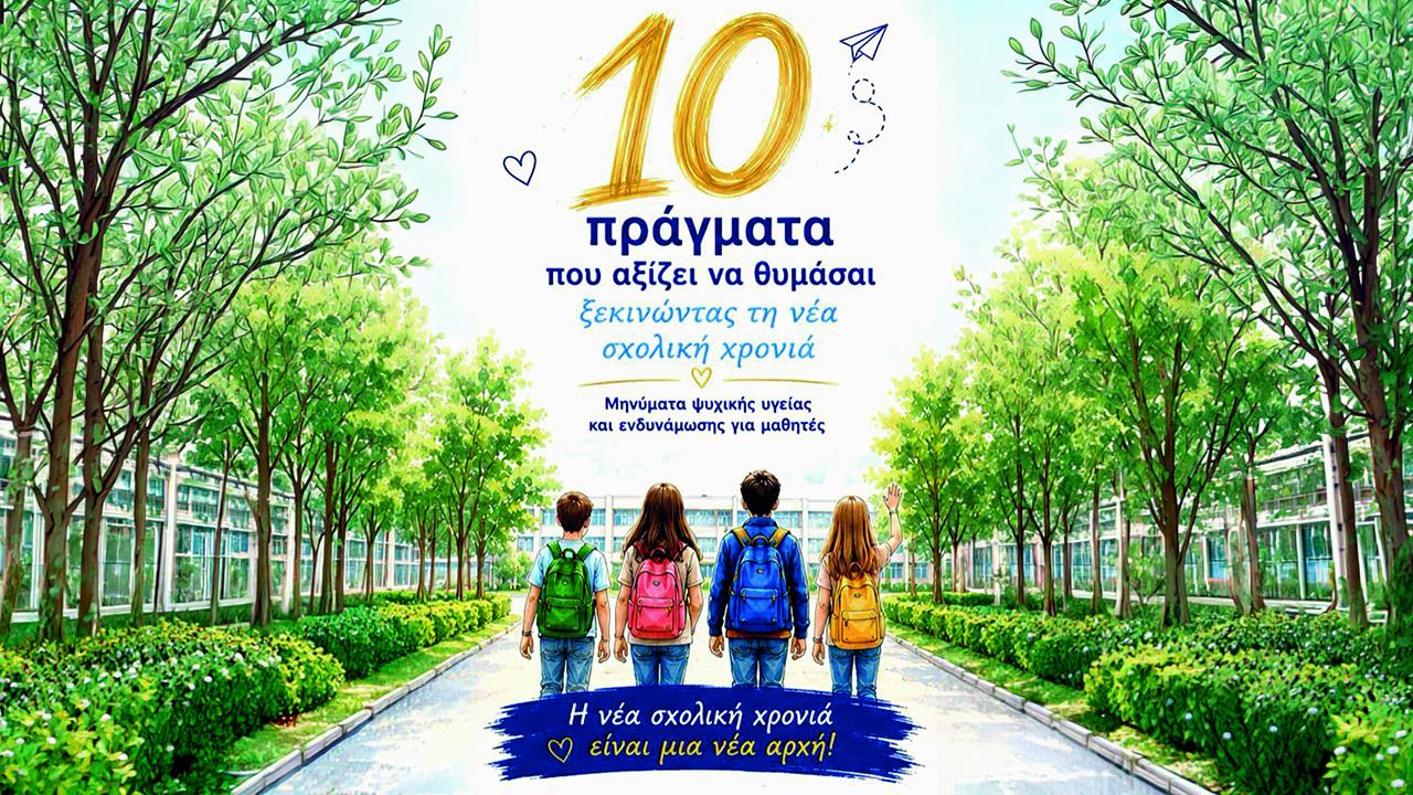 Μια νέα προσέγγιση στην ψυχική υγεία των μαθητών