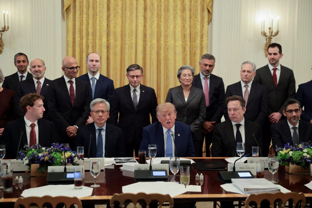 Συνάντηση Τραμπ με Μασκ, Ζάκερμπεργκ και κορυφαίους τεχνολογικούς ηγέτες – Τι τους είπε