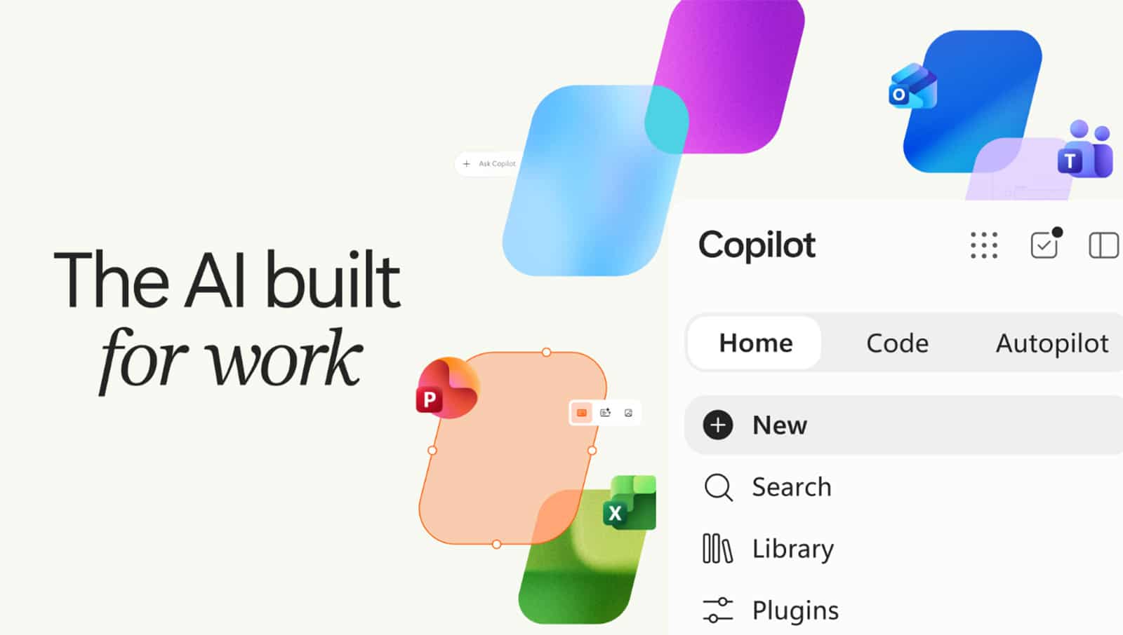 Copilot app: Νέες καρτέλες Code και Autopilot και ενσωμάτωση Office