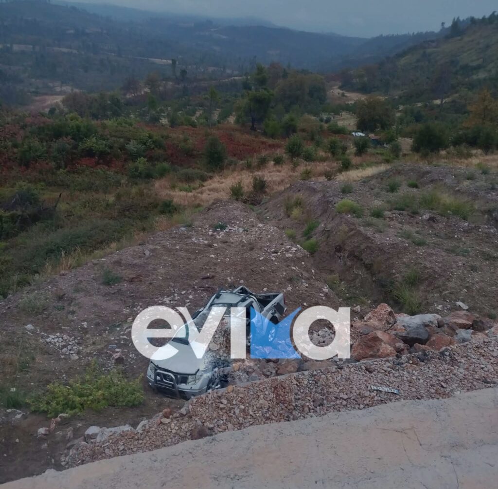 Σοκαριστικό τροχαίο στην Ιστιαία Ευβοίας: Αγροτικό έπεσε σε γκρεμό 15 μέτρων – Απεγκλωβίστηκε τραυματίας οδηγός