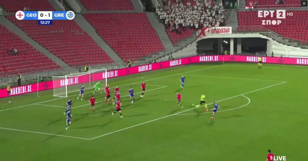 Η Εθνική Ελπίδων προηγείται με 2-0 στη Γεωργία – Γκολάρες από Άλεν και Μπακούλα! (vids)