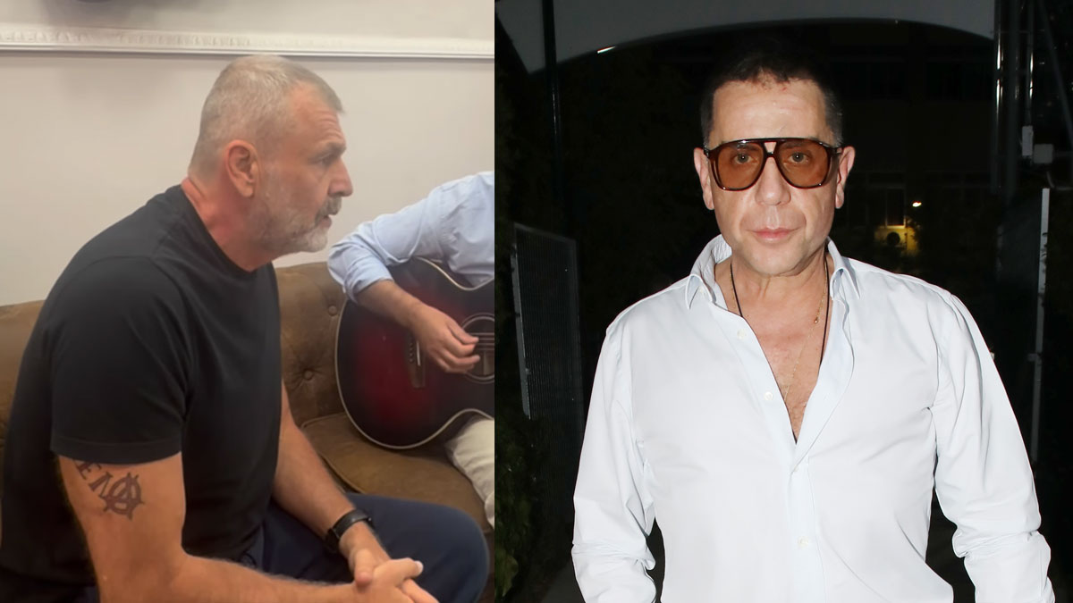 Ο Απόστολος Γκλέτσος αποχαιρετά τον Γιώργο Μαζωνάκη τραγουδώντας το «Θέλω να γυρίσω στα παλιά»