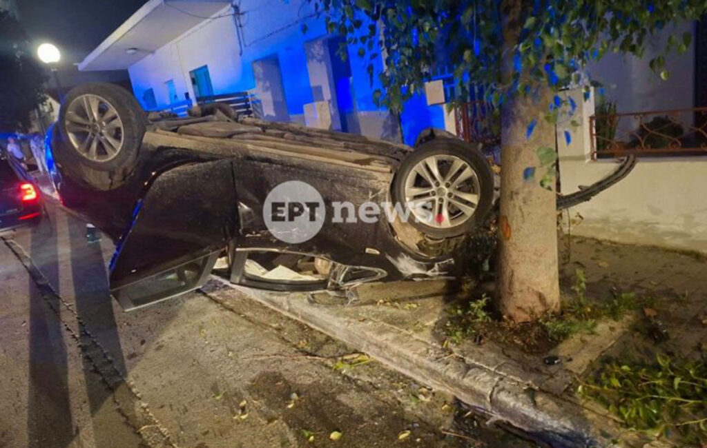 Αυτοκίνητο αναποδογύρισε στη μέση του δρόμου στην Παρηγοριά Χανιών – Άφαντοι οι δύο από τους τέσσερις επιβάτες