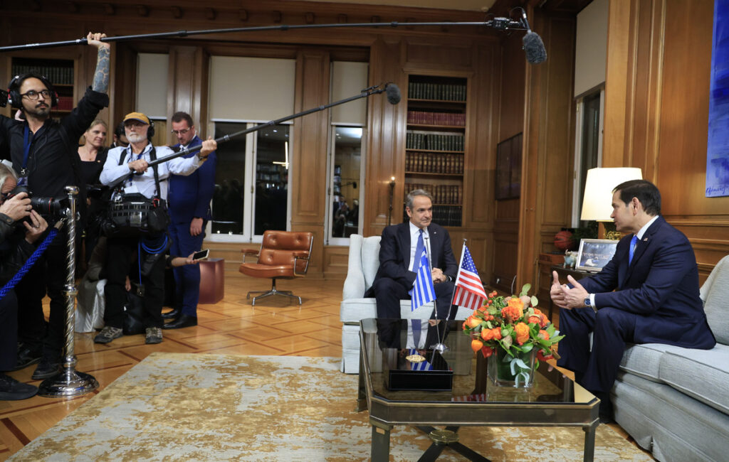 Κ. Μητσοτάκης σε Μάρκο Ρούμπιο στο Μαξίμου: «Οι σχέσεις Ελλάδας και ΗΠΑ στο υψηλότερο επίπεδο όλων των εποχών»