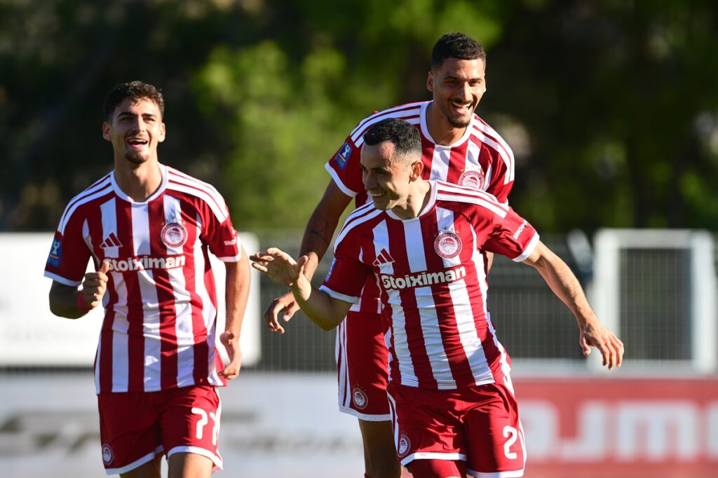 Δυνατό σουτ του Σάλιακα και 1-0 ο Ολυμπιακός στο Μαρκόπουλο (vid)