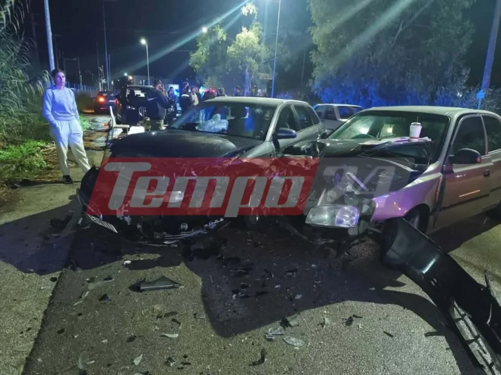 Πάτρα: Τροχαίο με σφοδρή σύγκρουση δύο ΙΧ – Τραυματίστηκε μία γυναίκα