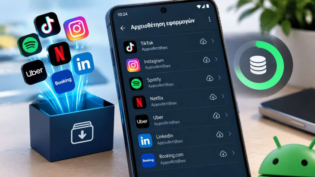 Αρχειοθέτηση εφαρμογών στο Android: Ελευθερώνεις χώρο χωρίς να χάσεις δεδομένα