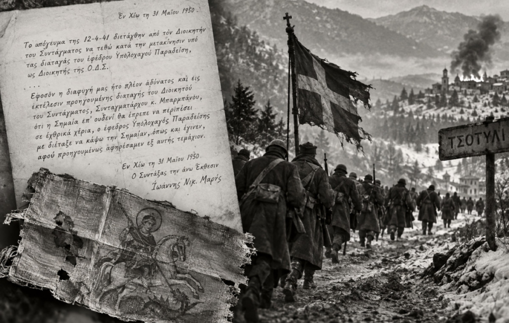 28η Οκτωβρίου 1940 – Χίος: Η τύχη της ιστορικής σημαίας του 23ου Συντάγματος Πεζικού – Πώς διασώθηκε από τα χέρια των Γερμανών