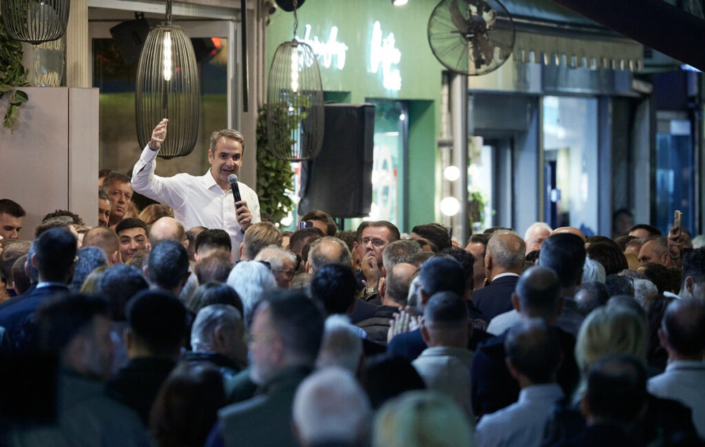 Επίσκεψη του πρωθυπουργού Κ. Μητσοτάκη στα εργοτάξια του Μουσικού Γυμνασίου-Λυκείου και του Πολιτιστικού Κέντρου