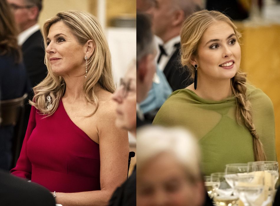 Βασίλισσα Maxima-Πριγκίπισσα Catharina-Amalia: Glamorous εμφάνιση σε επίσημο δείπνο