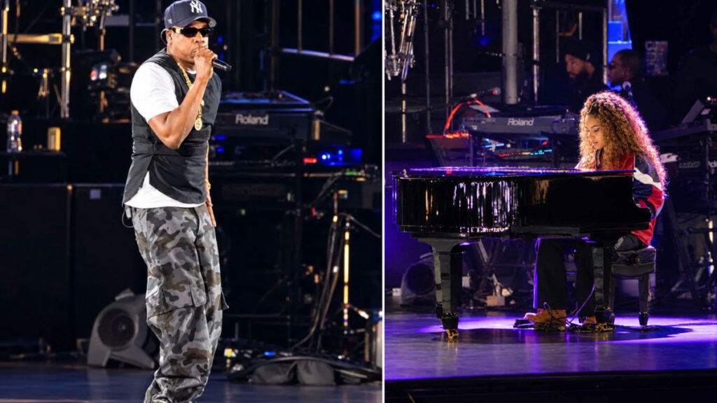 Η 14χρονη κόρη της Beyoncé έπαιξε πιάνο με τον Jay-Z