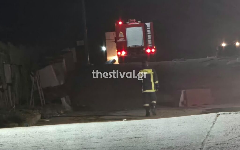 Θεσσαλονίκη: Φωτιά σε εργοστάσιο ανακύκλωσης στα Διαβατά