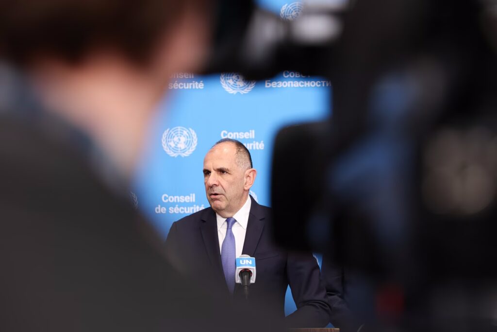 Γ. Γεραπετρίτης στο ΣΑ του ΟΗΕ: Η βιώσιμη ειρήνη είναι αδύνατη όταν οι γυναίκες απουσιάζουν από το τραπέζι των διαπραγματεύσεων