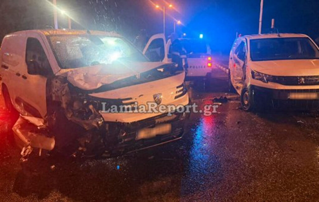 Σοβαρό τροχαίο στη Λαμία σε σύγκρουση δύο αυτοκινήτων – Στο νοσοκομείο ένας τραυματίας